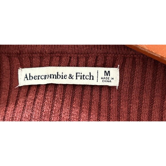 Abercrombie & Fitch Sweater Bodysuit Knit Cotton Blend sweetheart neckline Size - Picture 7 of 9